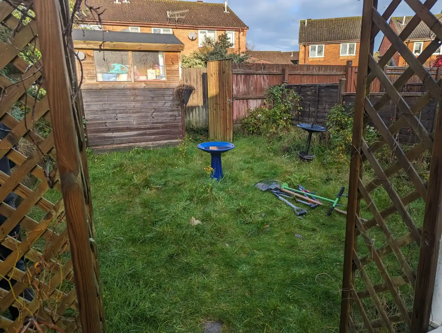 garden before 3